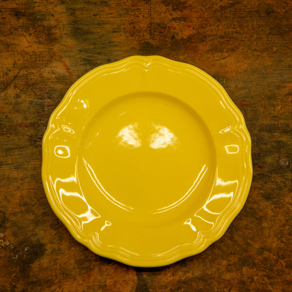 陶器プレート　Lemon Federalist Ironstone yellow