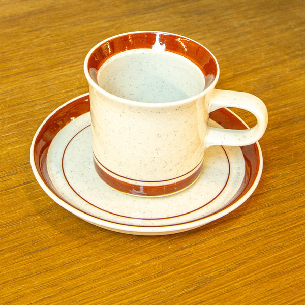 レトロ陶器　カップ＆ソーサー